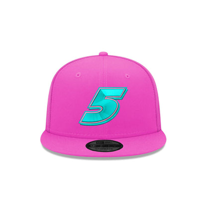 Kyle Larson #5 New Era Neon Pink Glow 9FIFTY Cap