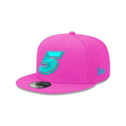 Kyle Larson #5 New Era Neon Pink Glow 9FIFTY Cap