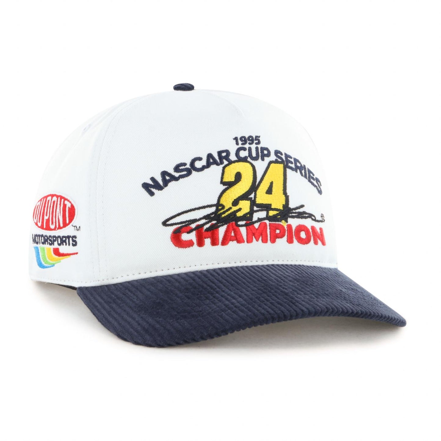 Jeff Gordon #24 1995 NASCAR Cup Champion '47 Brand 2-Tone Corduroy Hitch Hat