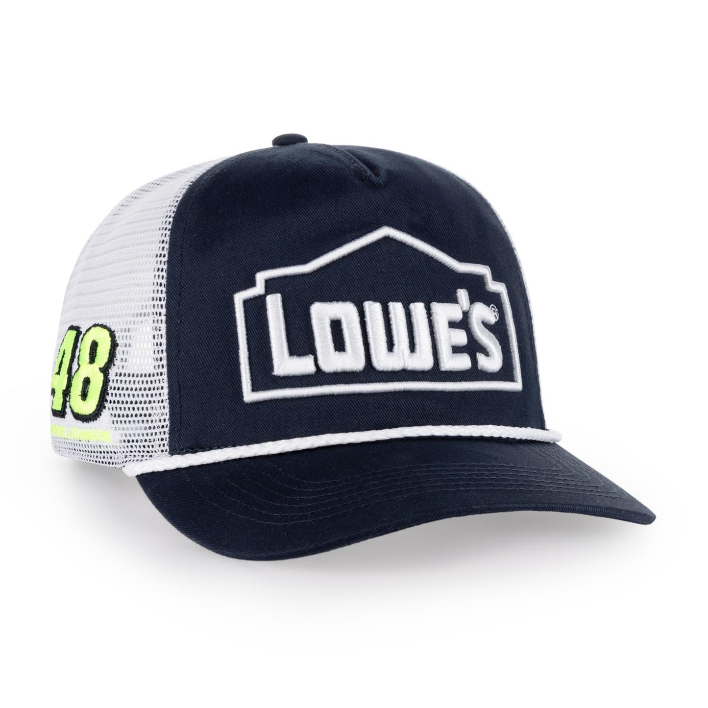 Jimmie Johnson #48 Lowe's '47 Brand Triple Hit Mesh Rope '47 Hitch Hat