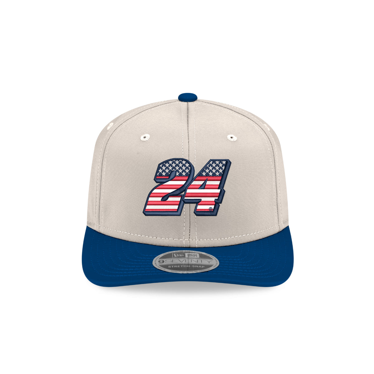 William Byron #24 New Era Stars and Stripes 9SEVENTY SS Cap