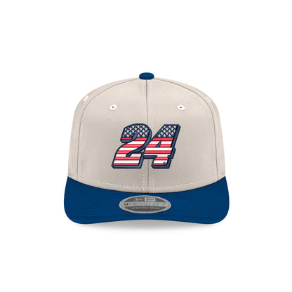 William Byron #24 New Era Stars and Stripes 9SEVENTY SS Cap