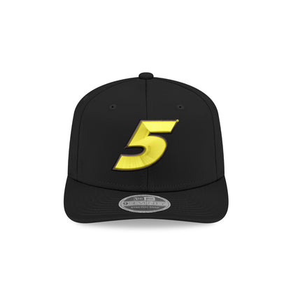 Kyle Larson #5 Neon Number New Era Black 9SEVENTY SS Cap