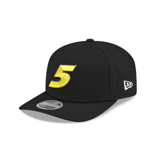 Kyle Larson #5 Neon Number New Era Black 9SEVENTY SS Cap