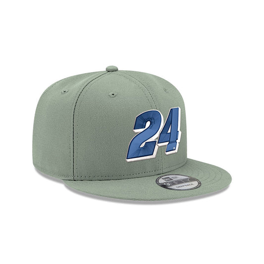 William Byron #24 Blue Steel New Era 9FIFTY Cap