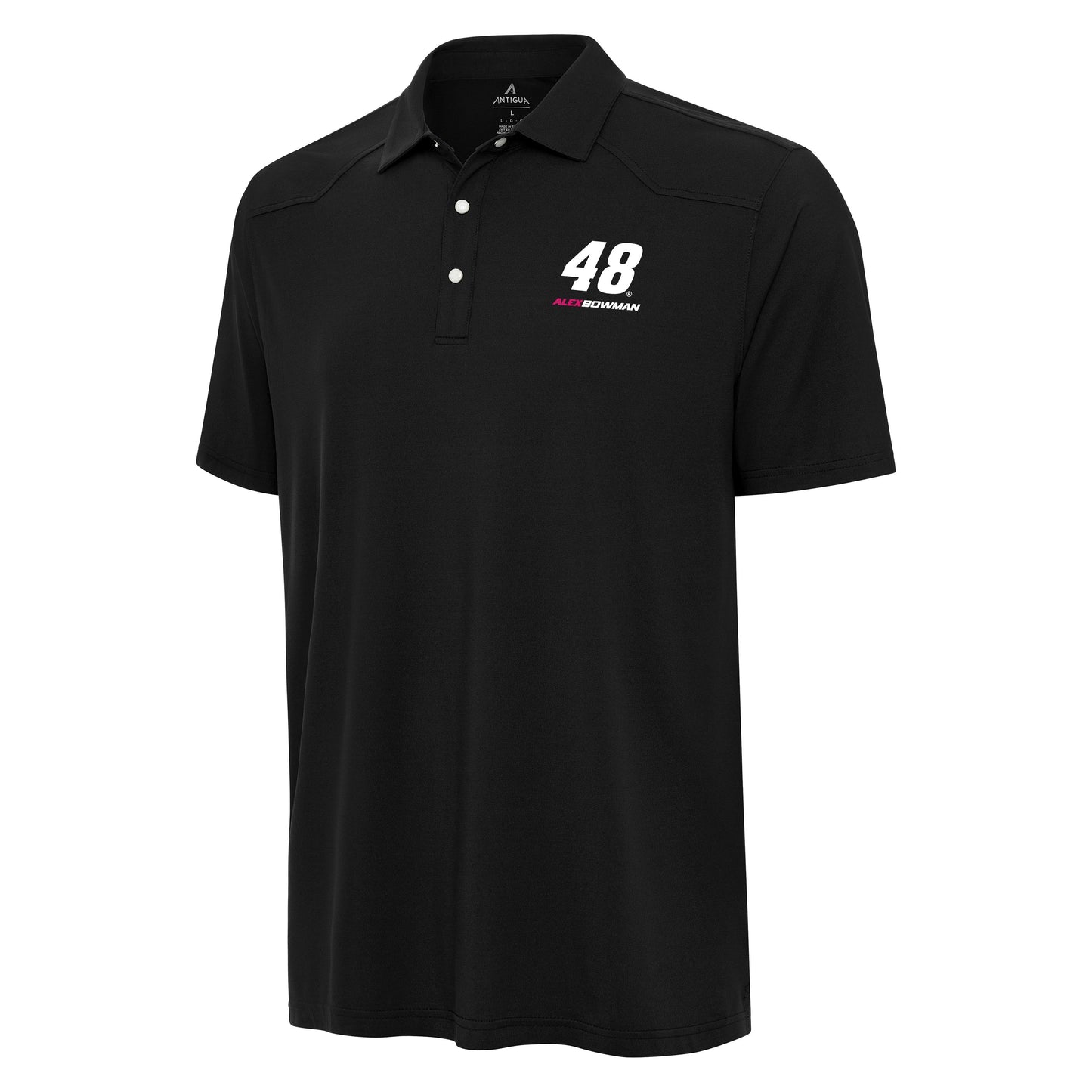 Alex Bowman #48 Western Polo - Black