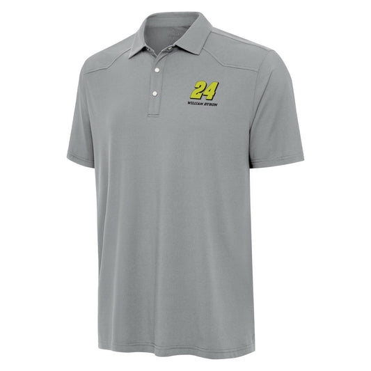 William Byron #24 Western Polo - Skyscraper