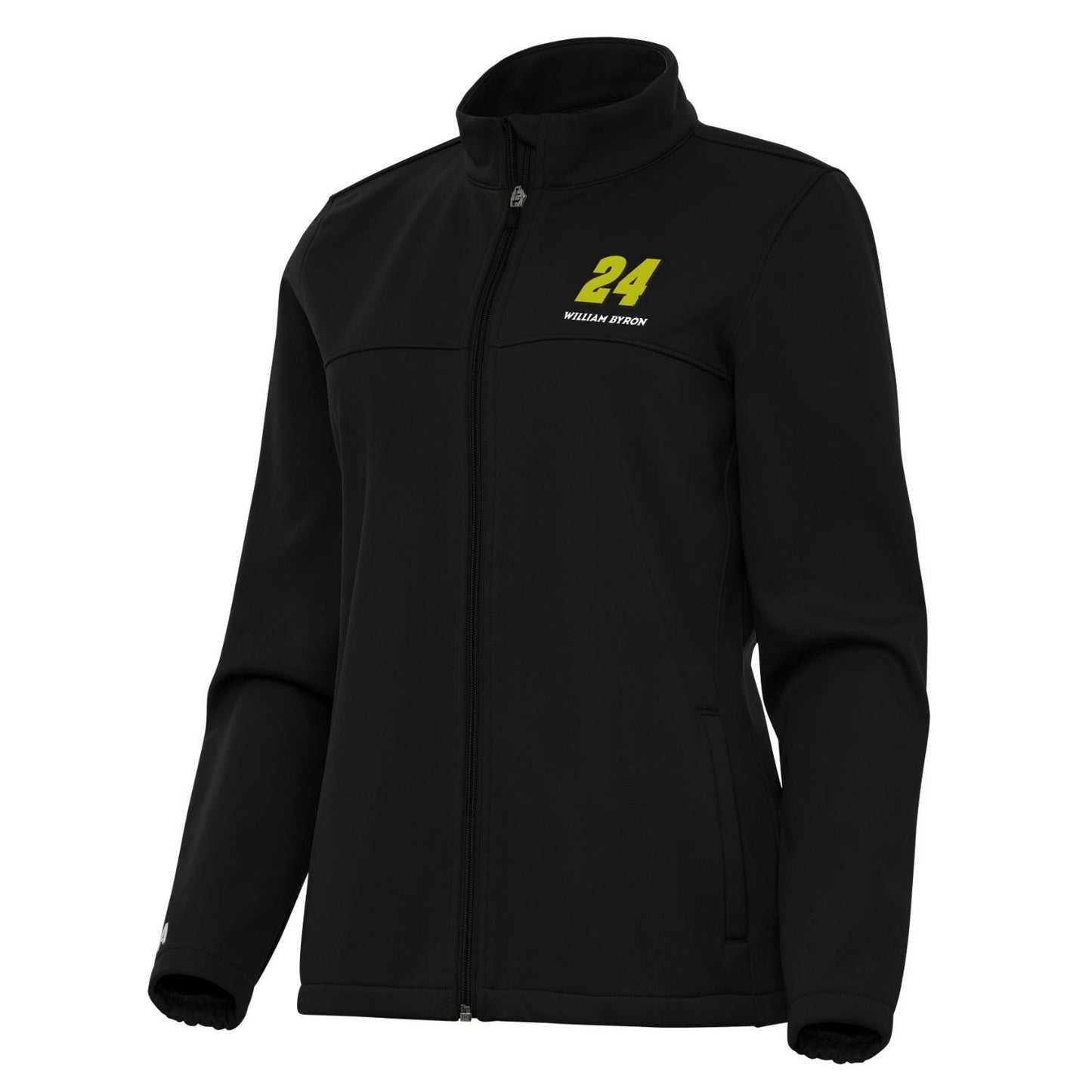 William Byron #24 Women's Links 2 Golf Jacket - Black