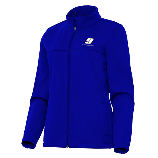 Chase Elliott #9 Women's Links 2 Golf Jacket - Dark Royal