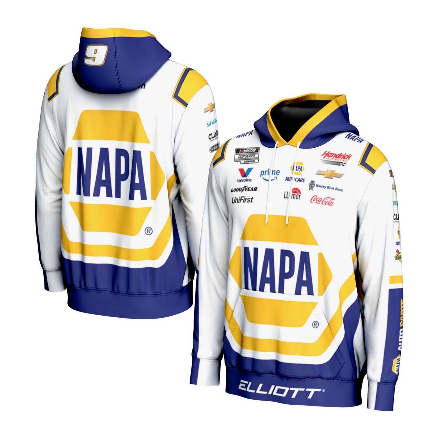 Chase Elliott #9 NAPA Sublimated Driver Suit Hoodie