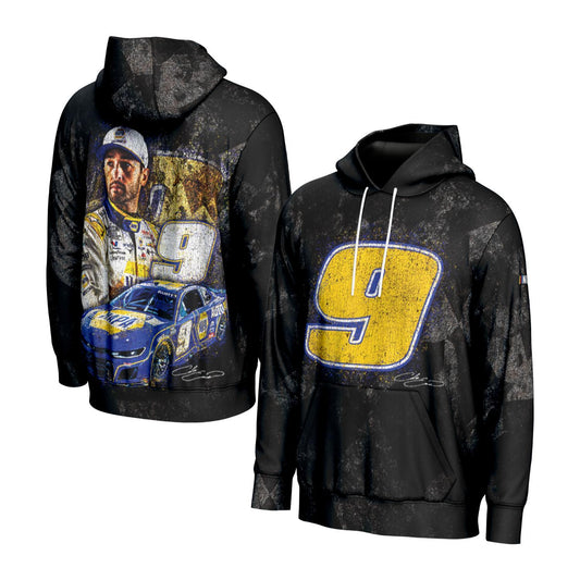 Chase Elliott #9 NAPA Sublimated Black Hoodie