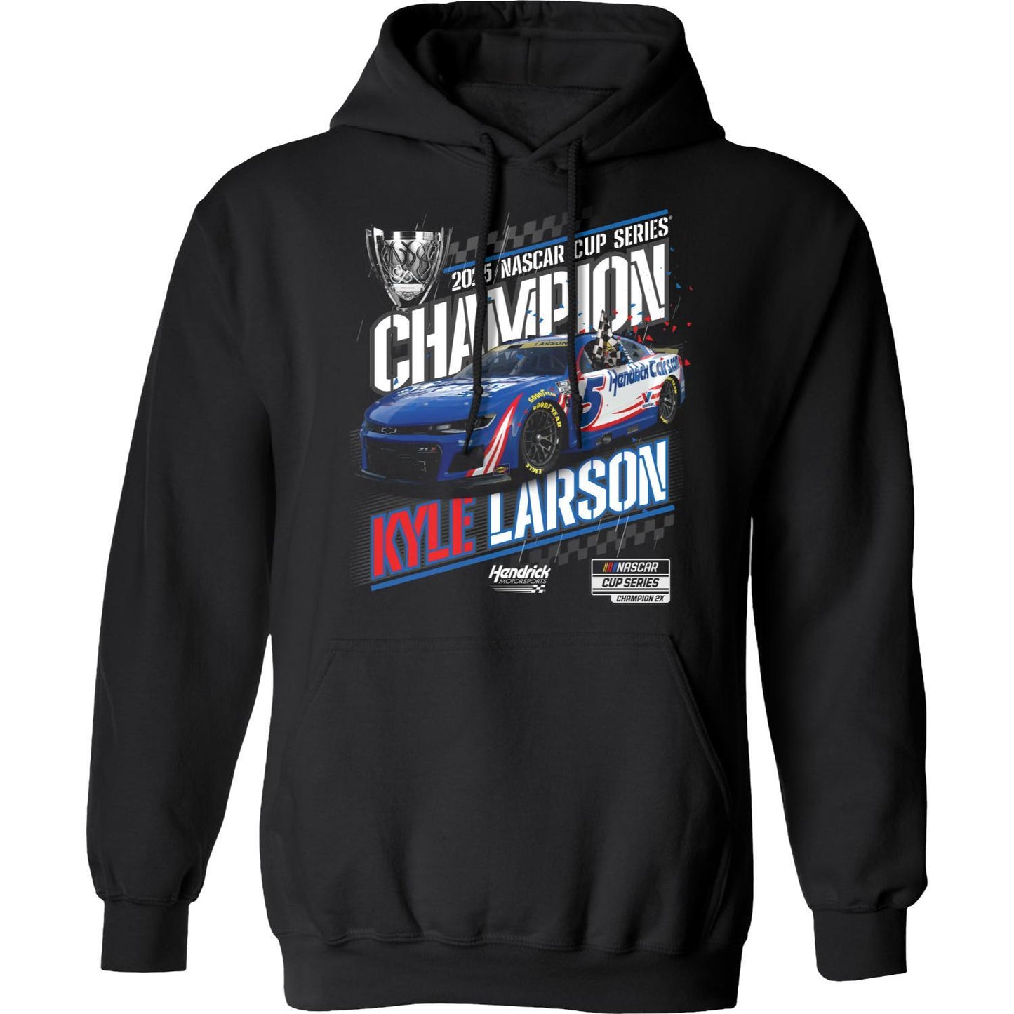 Kyle Larson #5 2025 NASCAR Champion Official Series Champ Hoodie