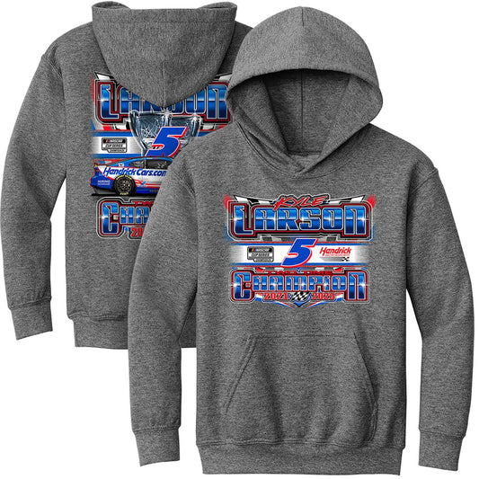 Kyle Larson #5 2025 NASCAR Two-Time Champion EXCLUSIVE Youth Hoodie