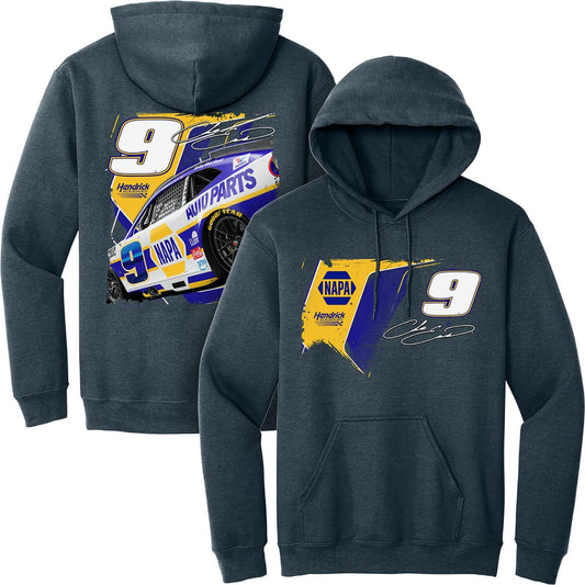 Chase Elliott #9 NAPA Dark Heather Hoodie