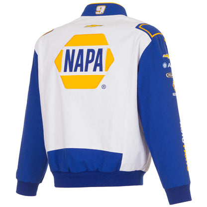 Chase Elliott #9 2026 NAPA White Twill Jacket