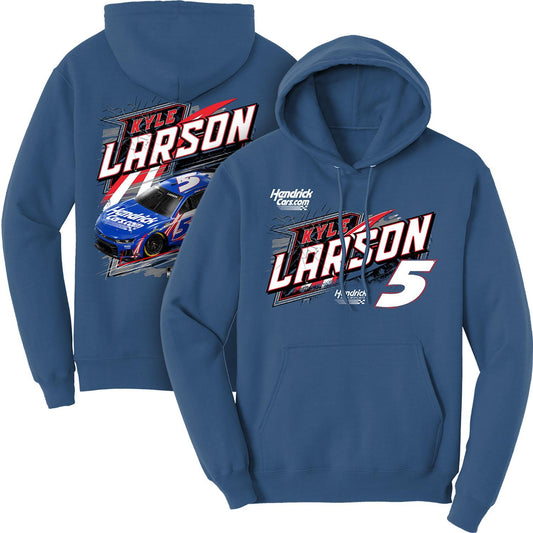 Kyle Larson #5 HendrickCars.com Neptune Blue Hoodie