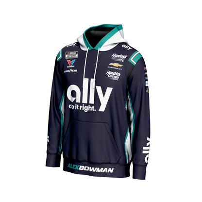 Alex Bowman #48 Ally Sublimated Hoodie