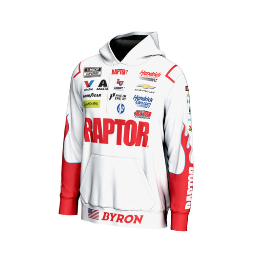 William Byron #24 Raptor Sublimated Hoodie