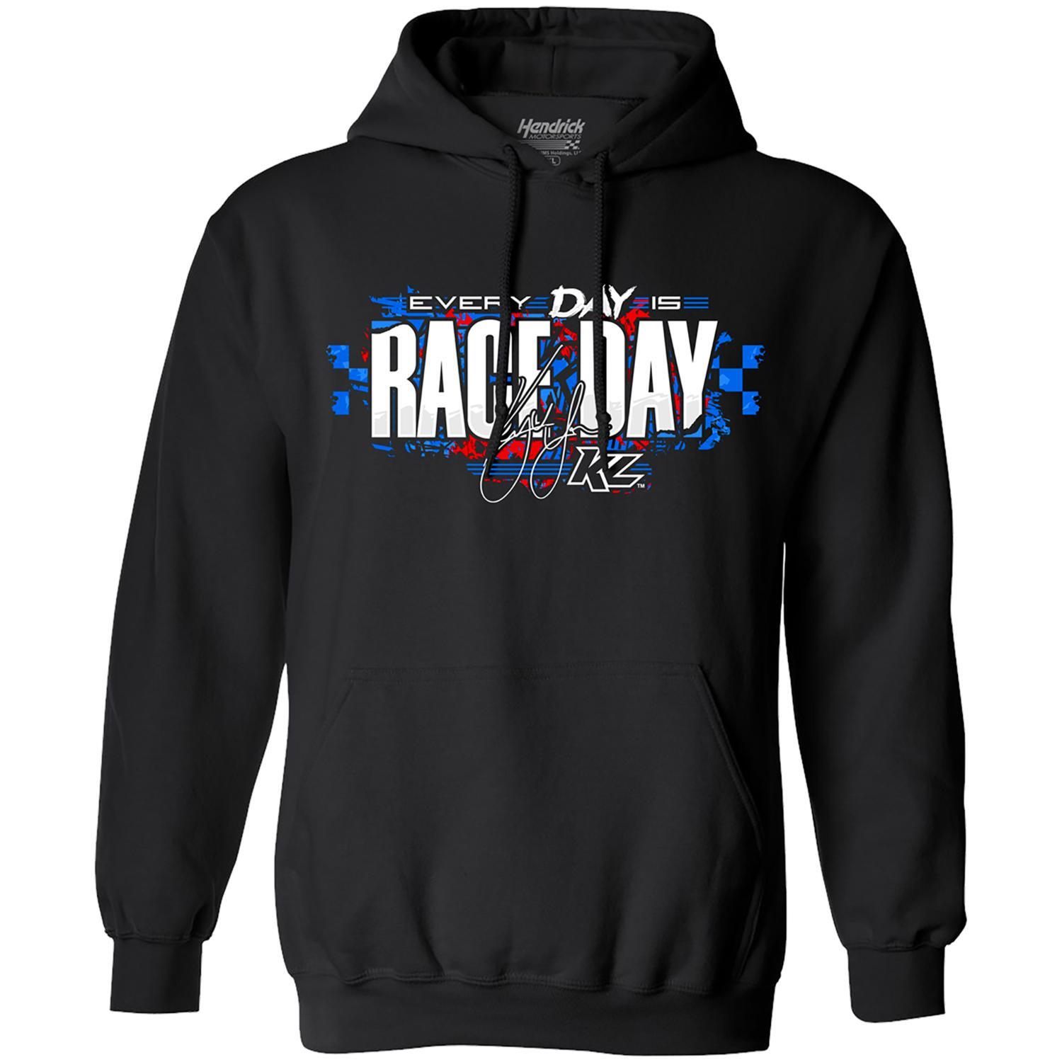 Kyle Larson #5 HendrickCars.com Race Day Black Hoodie | Hendrick