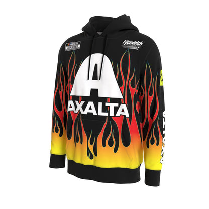 William Byron #24 Axalta Flame Sublimated Hoodie