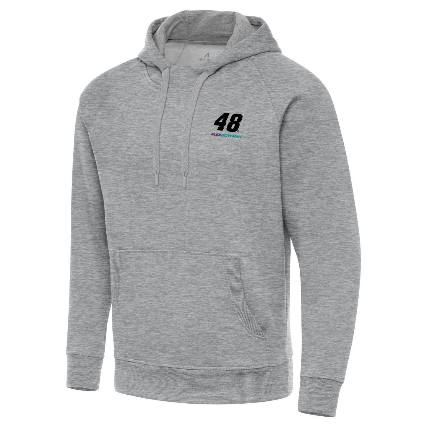 Alex Bowman #48 Victory Pullover Hoodie - Grey Heather
