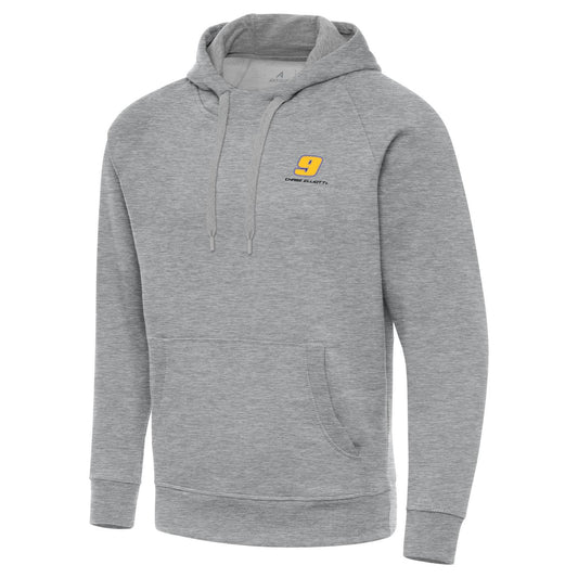 Chase Elliott #9 Victory Pullover Hoodie - Grey Heather