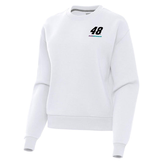 Alex Bowman #48 Women's Victory Crew - White