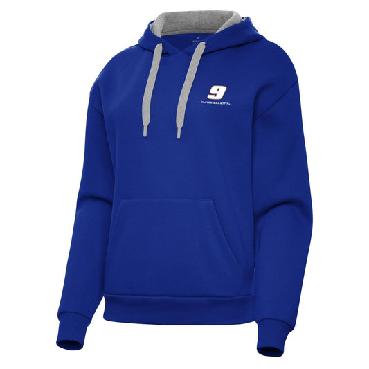 Chase Elliott #9 Women's Victory Pullover Hoodie - Dark Royal