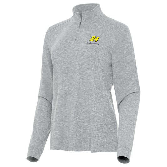 Jeff Gordon #24 Women's Mentor 1/4 Zip Pullover - Skyscraper Heather