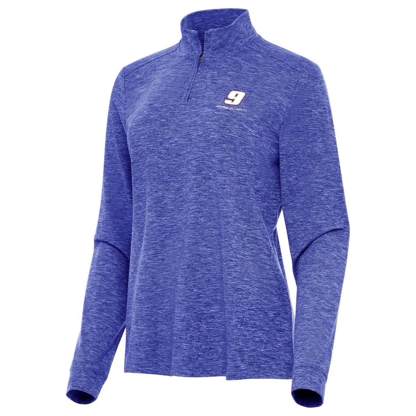 Chase Elliott #9 Women's Mentor 1/4 Zip Pullover - Dark Royal Heather