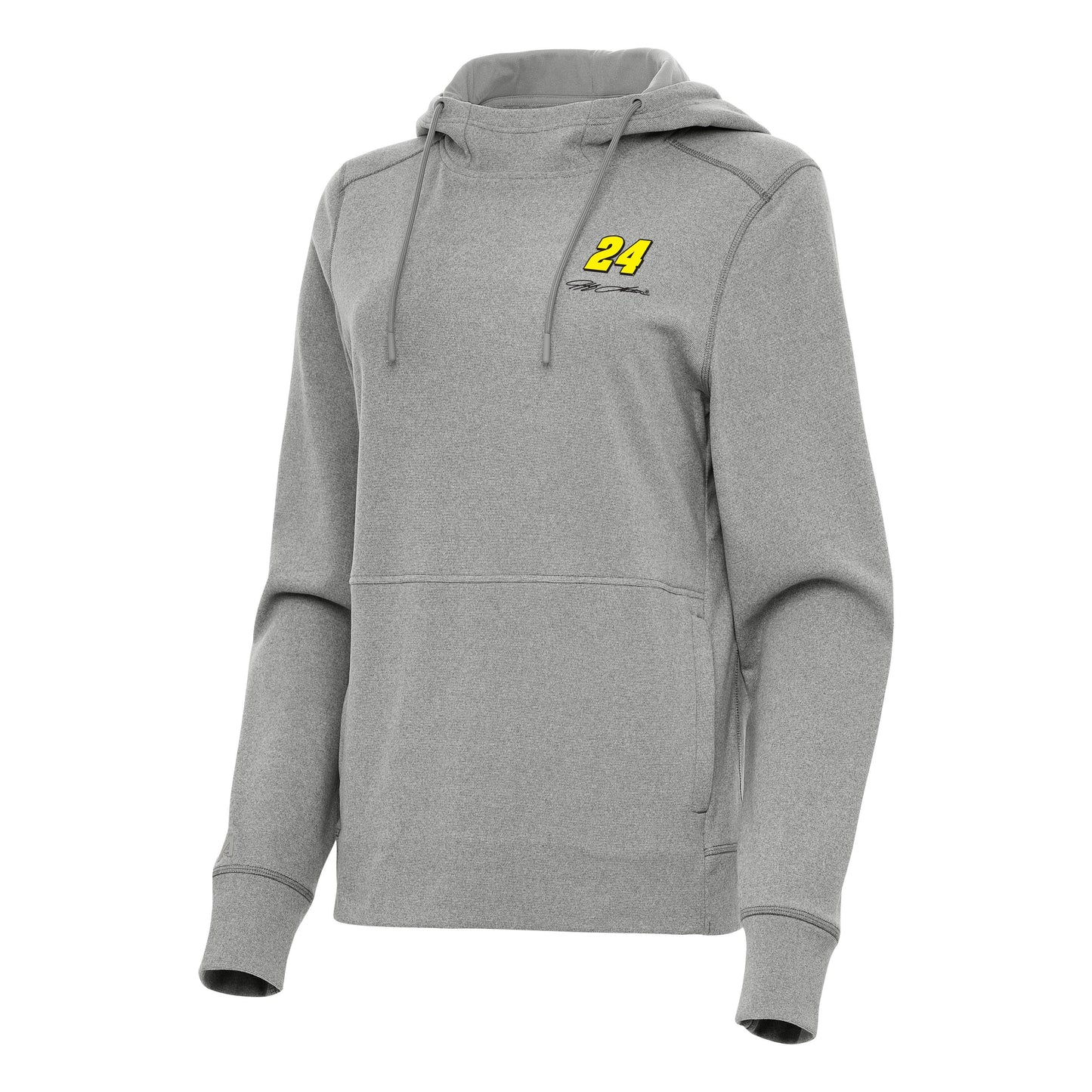Jeff Gordon #24 Women's Justice Pullover Hoodie - Grey Heather