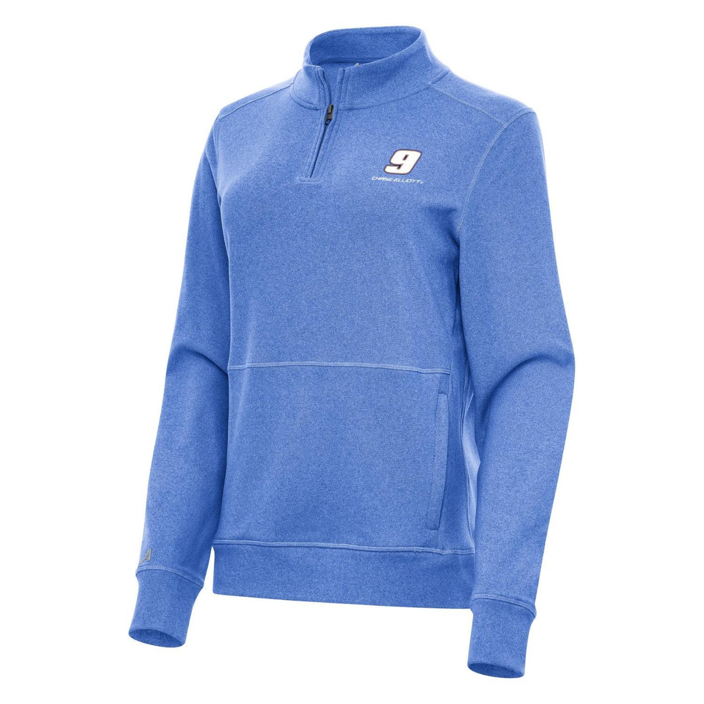 Chase Elliott #9 Women's Crush 1/4 Zip Pullover - Dark Royal Heather