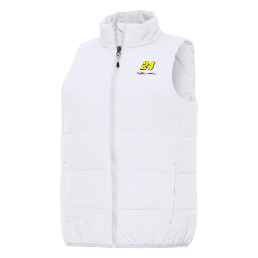 Jeff Gordon #24 Women's Experience FZ Vest - White