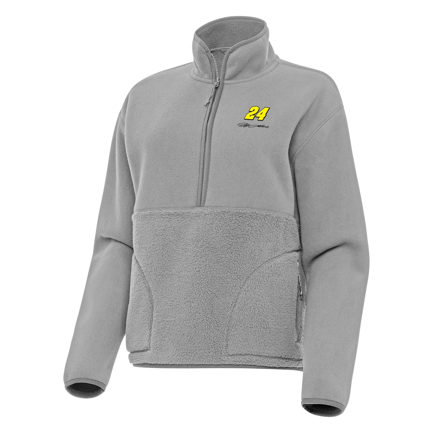 Jeff Gordon #24 Women's Figure 1/4 Zip Pullover - Skyscraper