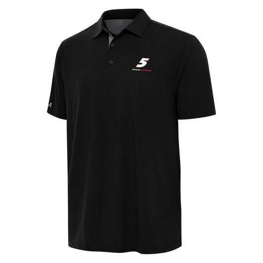 Kyle Larson #5 Era Polo (CB only) - Black/Skyscraper