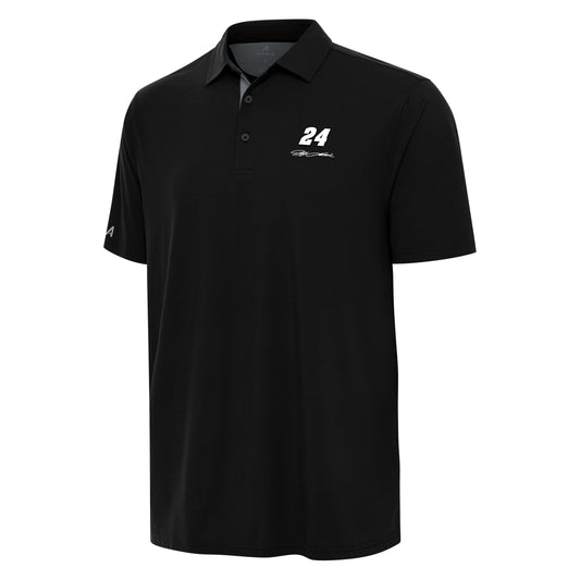 Jeff Gordon #24 Era Polo  - Black/Skyscraper