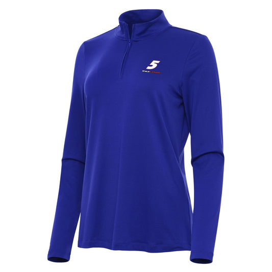 Kyle Larson #5 Women's Reprocess 1/4 Zip PO - Dark Royal