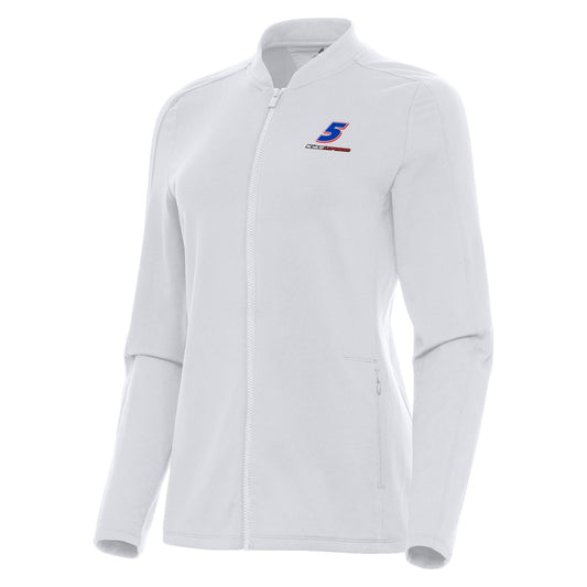 Kyle Larson #5 Women's Continual Jacket - White