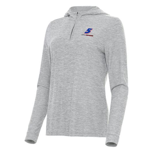 Kyle Larson #5 Women's Daybreak 1/4 Zip Hoodie - Skyscraper Heather