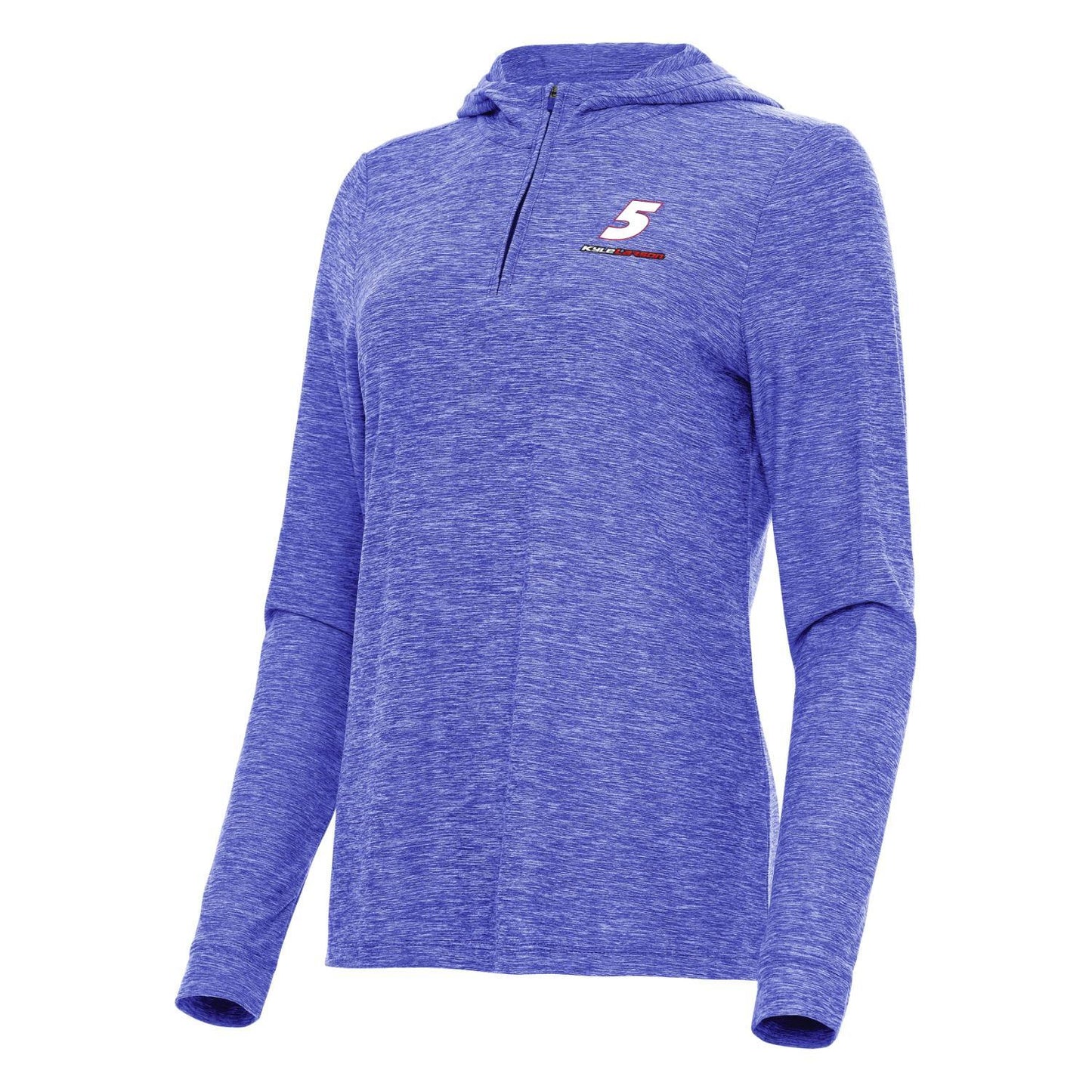 Kyle Larson #5 Women's Daybreak 1/4 Zip Hoodie - Dark Royal Heather