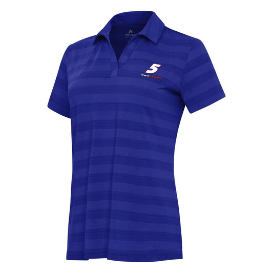Kyle Larson #5 Women's Tunnel Polo - Dark Royal Multi