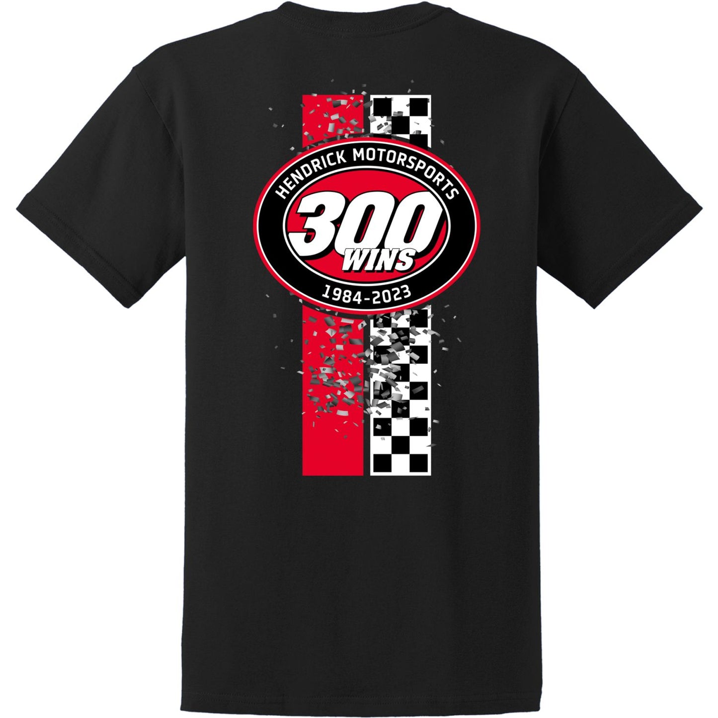 Hendrick Motorsports 300 Wins Black T-shirt
