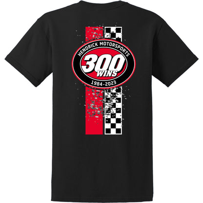 Hendrick Motorsports 300 Wins Black T-shirt