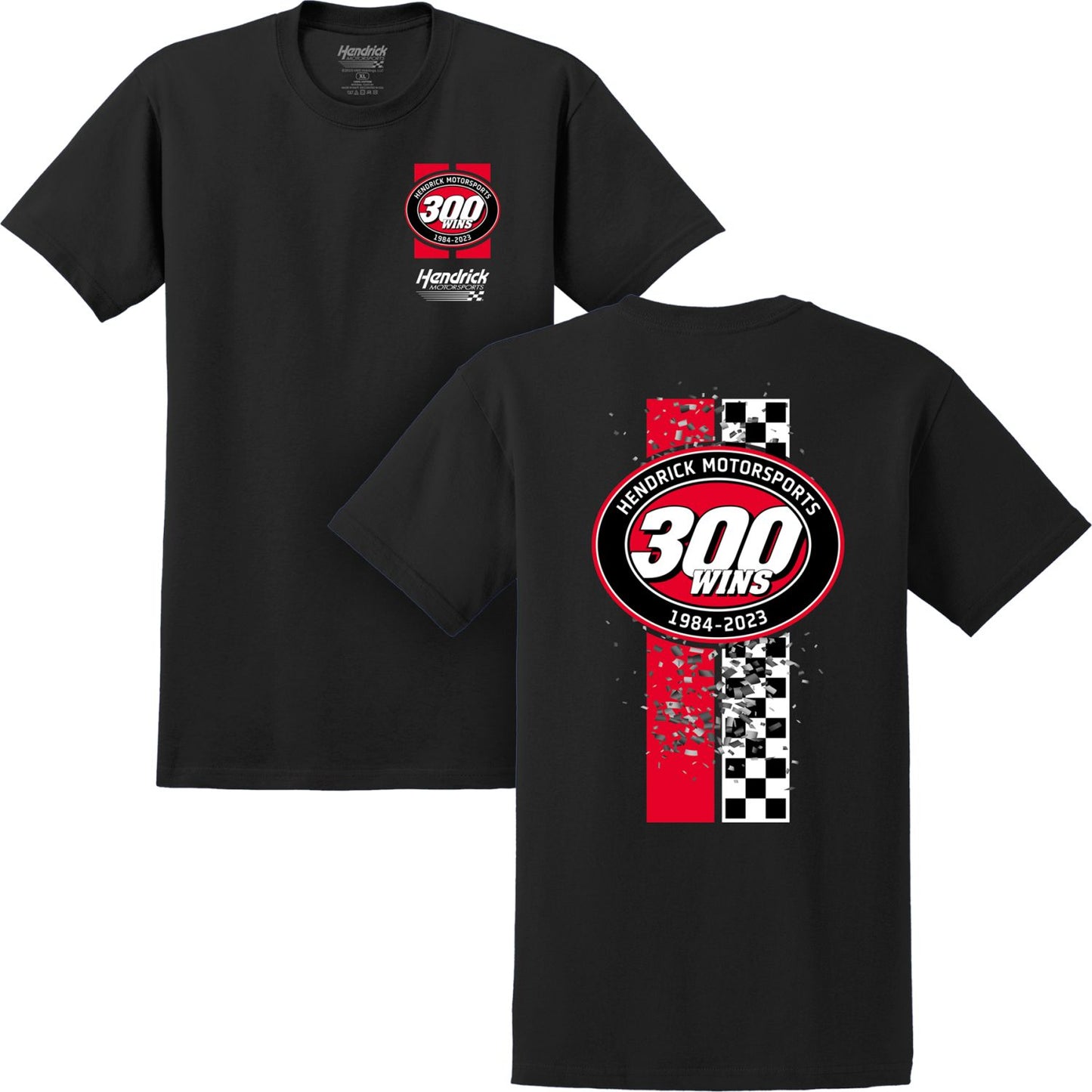 Hendrick Motorsports 300 Wins Black T-shirt