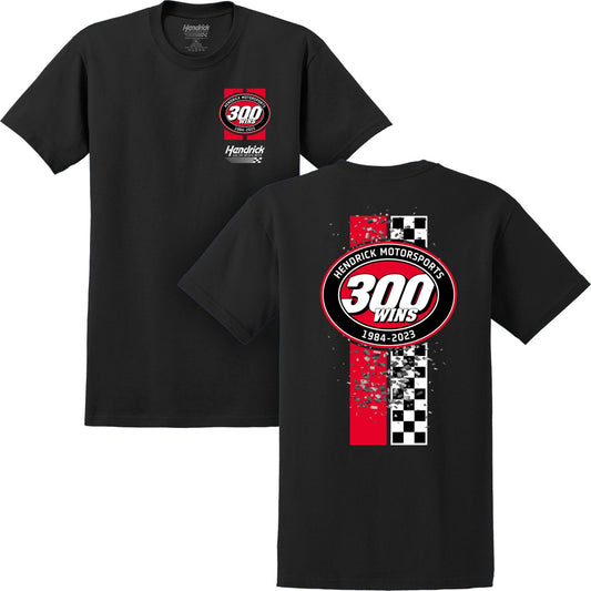 Hendrick Motorsports 300 Wins Black T-shirt