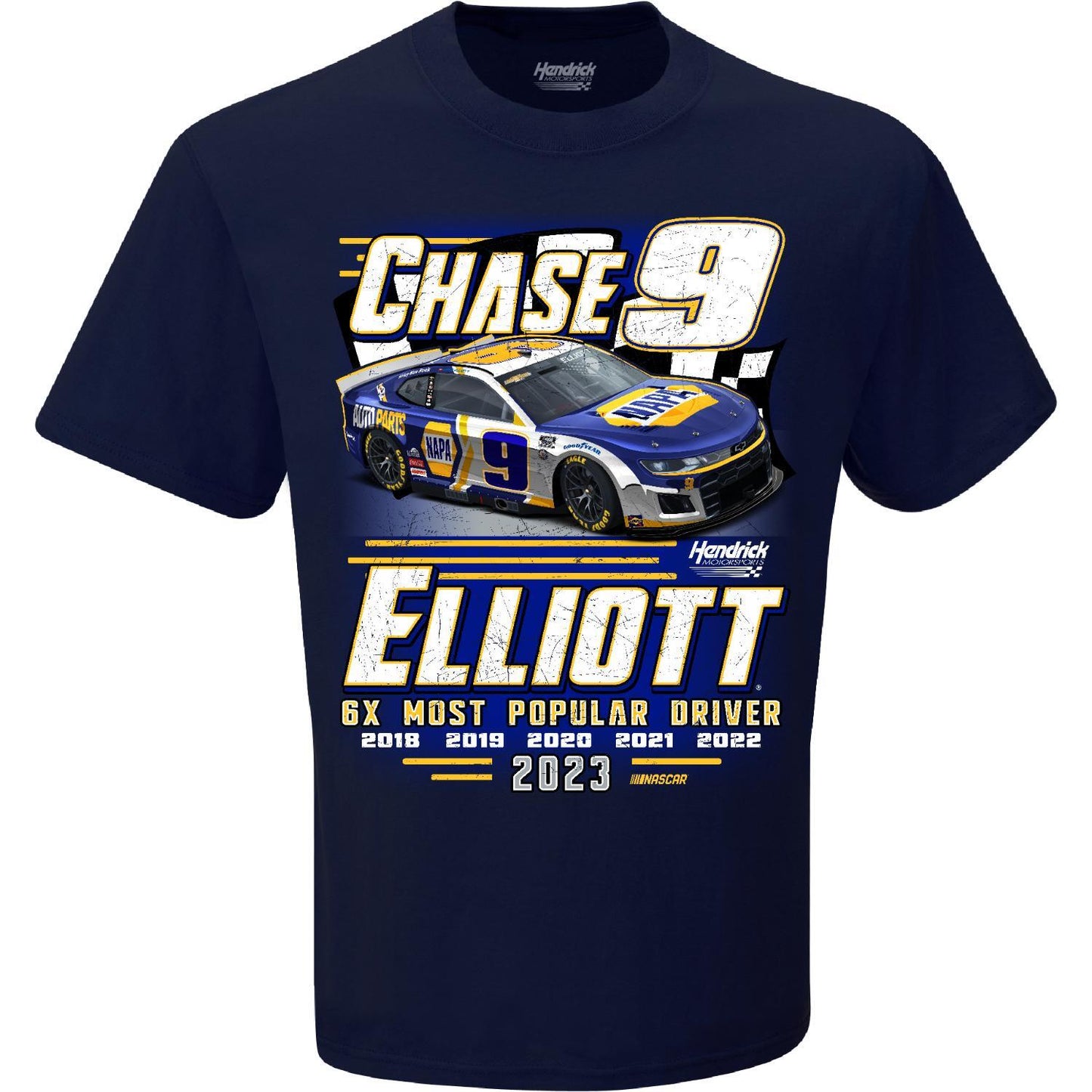 Chase Elliott #9 2023 Most Popular Driver T-shirt