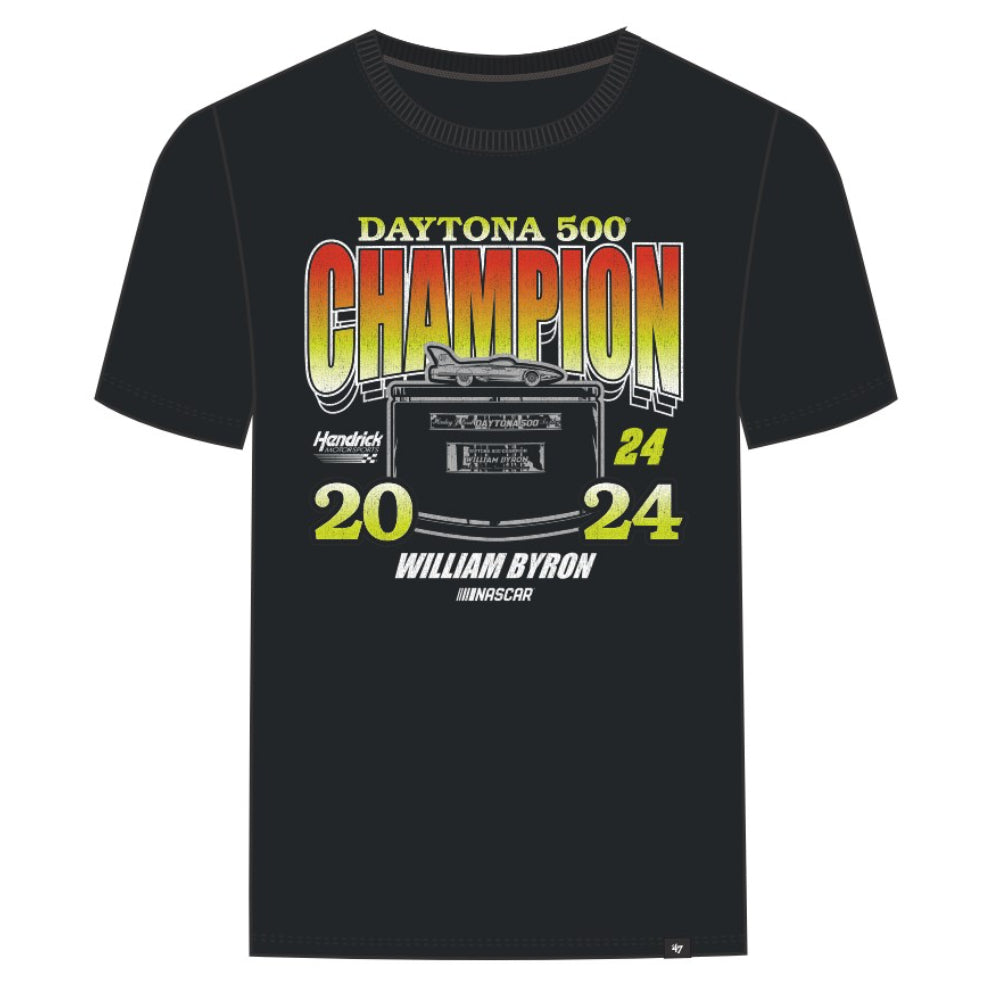 William Byron #24 2024 Daytona Winner 47 Brand Franklin T-shirt