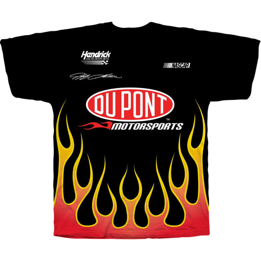 Jeff Gordon #24 Dupont Total Print Flame T-shirt