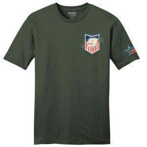 Chase Elliott #9 Military Green Eagle T-shirt