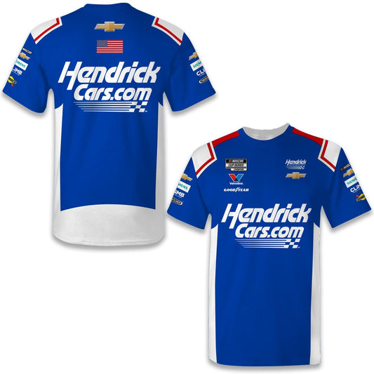 Kyle Larson #5 2025 HendrickCars.com Sublimated Uniform T-shirt